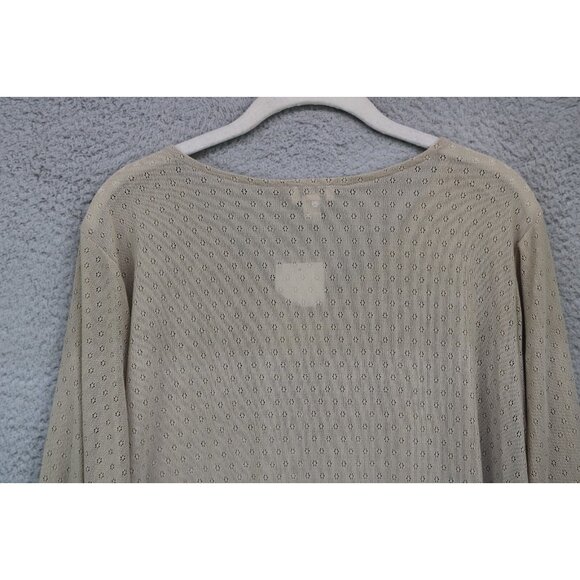 LOGO by Lori Goldstein Semi Sheer Silky Cut Out 3/4 Sleeve Tunic-2X-NWT - Picture 12 of 12